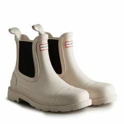 Alternative view of Hunter Women's Commando Chelsea Boots In Cast Pale Grey
