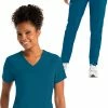 Grey's Anatomy Women's Solid Scrub Top & Track Cargo Scrub Pant 2 Grey's Anatomy Women's Solid Scrub Top & Track Cargo Scrub Pant -Havaianas Shop 1 bc 27set 650