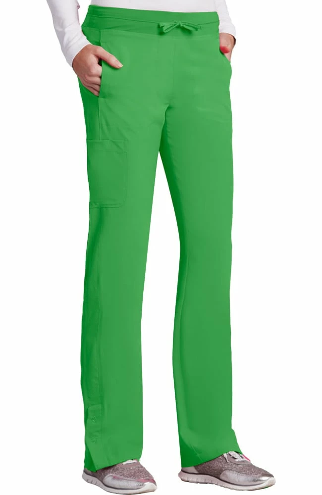 Barco One Clearance Women's Knit Waistband Cargo Track Scrub Pant 3 Barco One Clearance Women's Knit Waistband Cargo Track Scrub Pant