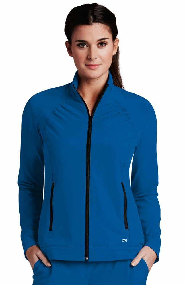 Barco One Women's Endure Solid Scrub Jacket 3 Barco One Women's Endure Solid Scrub Jacket