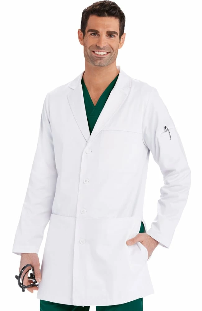 Barco One Clearance Men's 36" 4 Pocket Welt Lab Coat 3 Barco One Clearance Men's 36" 4 Pocket Welt Lab Coat