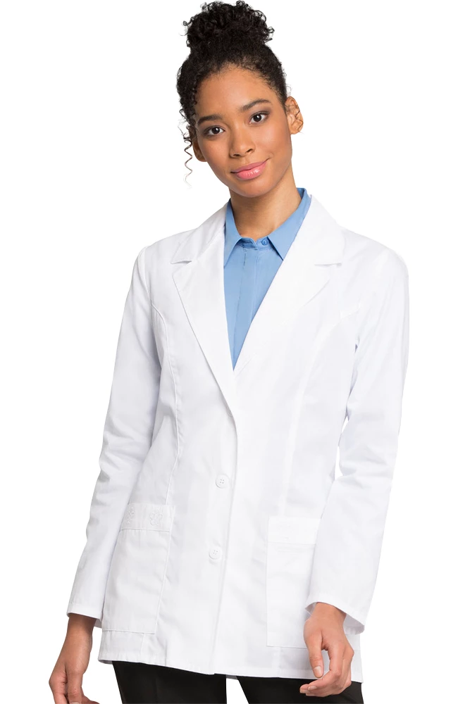 Cherokee Clearance Women's Daisy Embroidered 29½" Lab Coat 3 Cherokee Clearance Women's Daisy Embroidered 29½" Lab Coat