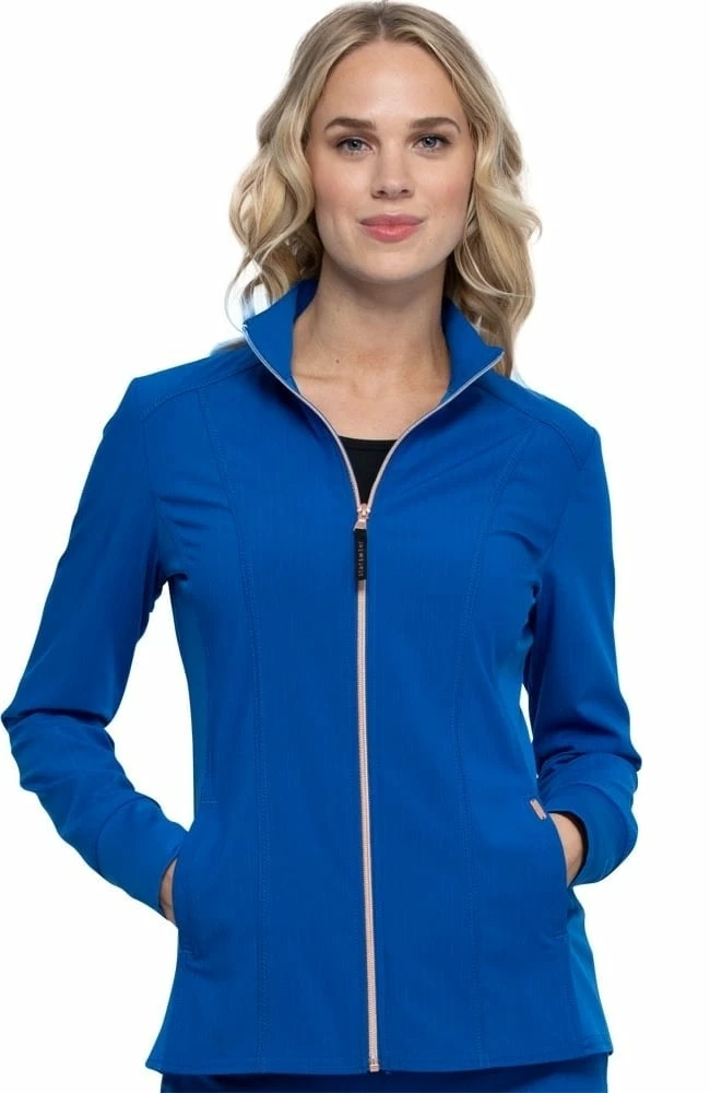 Cherokee Clearance Women's Zip Front Solid Scrub Jacket 3 Cherokee Clearance Women's Zip Front Solid Scrub Jacket