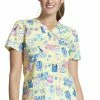 Cherokee Clearance Women's Hey Baby Print Scrub Top 2 Cherokee Clearance Women's Hey Baby Print Scrub Top -Havaianas Shop 1 ck ck652 printclearancehey 650