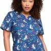 Cherokee Clearance Women's Magical Care Print Scrub Top 2 Cherokee Clearance Women's Magical Care Print Scrub Top -Havaianas Shop 1 ck ck652 printclearancemlc 650