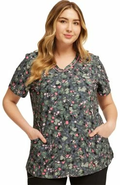 Cherokee Women's What The Speck? Print Scrub Top