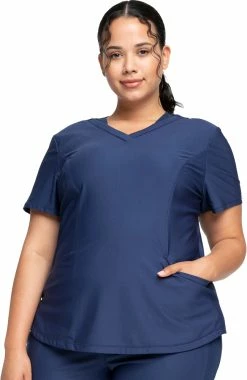 Cherokee Clearance Women's Shirttail Hem Scrub Top