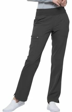 ELLE Clearance Women's Elastic Waistband Straight Leg Scrub Pant