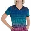 Heartsoul Clearance Women's Colorful Check Print Scrub Top 1 Heartsoul Clearance Women's Colorful Check Print Scrub Top -Havaianas Shop 1 ck hs877 printclearancecfk 650