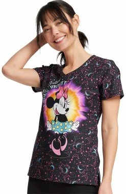 Cherokee Women's My Bright Future Print Scrub Top