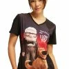 Cherokee Women's Dug The Dog Print Scrub Top 2 Cherokee Women's Dug The Dog Print Scrub Top -Havaianas Shop 1 ck tf627 printupd 650