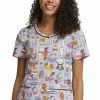 Cherokee Women's Yum Yum Yummy Print Scrub Top -Havaianas Shop 1 ck tf633 printtju 650