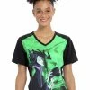 Cherokee Clearance Women's Beautiful Darkness Print Scrub Top 2 Cherokee Clearance Women's Beautiful Darkness Print Scrub Top -Havaianas Shop 1 ck tf637 printclearancevii 650