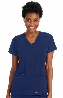 Healing Hands Women's Andes Knit Lined Scrub Top