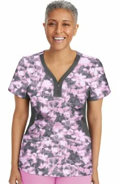 Healing Hands Women's Jessi Abstract Bliss Print Scrub Top
