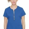 Healing Hands Clearance Women's Jean Solid Scrub Top 2 Healing Hands Clearance Women's Jean Solid Scrub Top -Havaianas Shop 1 hh 2339 clearanceroy 650