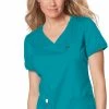 Koi Women's Nicole Crossover V-Neck Solid Scrub Top -Havaianas Shop 1 ko 247 650
