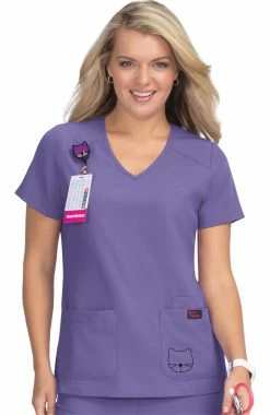 Koi Women's Gardenia Scrub Top