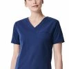 Medelita Women's Vista Solid Scrub Top 1 Medelita Women's Vista Solid Scrub Top -Havaianas Shop 1 md et11822 650