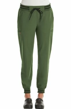Maevn Uniforms Women's Full Waistband Jogger Scrub Pant