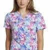White Cross Clearance Women's Painted Butterfly Print Scrub Top 2 White Cross Clearance Women's Painted Butterfly Print Scrub Top -Havaianas Shop 1 wc 617 printclearancepnt 650