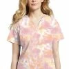 White Cross Clearance Women's Pink Tie Dye Print Scrub Top 1 White Cross Clearance Women's Pink Tie Dye Print Scrub Top -Havaianas Shop 1 wc 618 printclearanceptd 650
