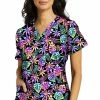 White Cross Clearance Women's Rainbow Scratch Print Scrub Top 1 White Cross Clearance Women's Rainbow Scratch Print Scrub Top -Havaianas Shop 1 wc 618 printclearancersc 650