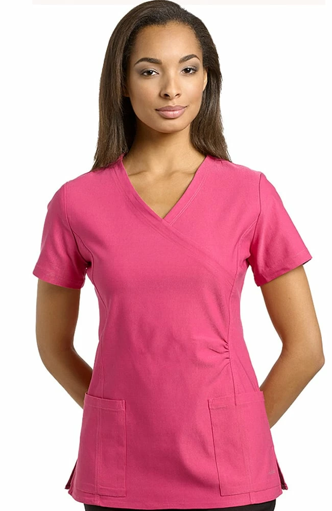 White Cross Clearance Women's Mock Wrap Scrub Top 3 White Cross Clearance Women's Mock Wrap Scrub Top