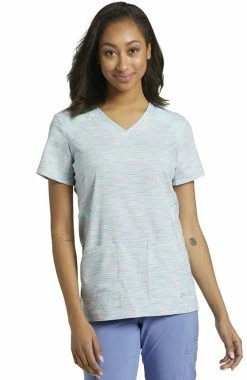 White Cross Clearance Women's Fast Track Print Scrub Top