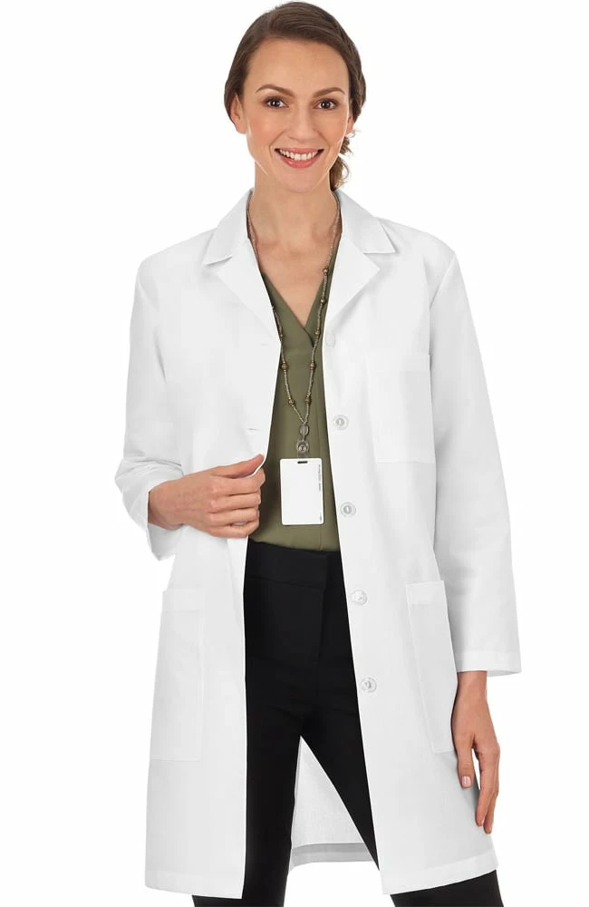 META Labwear Clearance Fundamentals By Women's 37" Lab Coat 3 META Labwear Clearance Fundamentals By Women's 37" Lab Coat