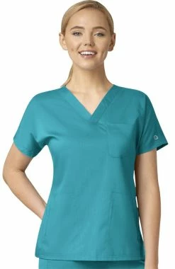 WonderWink Clearance Women's Dolman Sleeve Solid Scrub Top