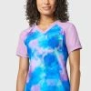 WonderWink Women's Yoga V-Neck Twilight Print Scrub Top 1 WonderWink Women's Yoga V-Neck Twilight Print Scrub Top -Havaianas Shop 1 wk 6757 printtwl 650