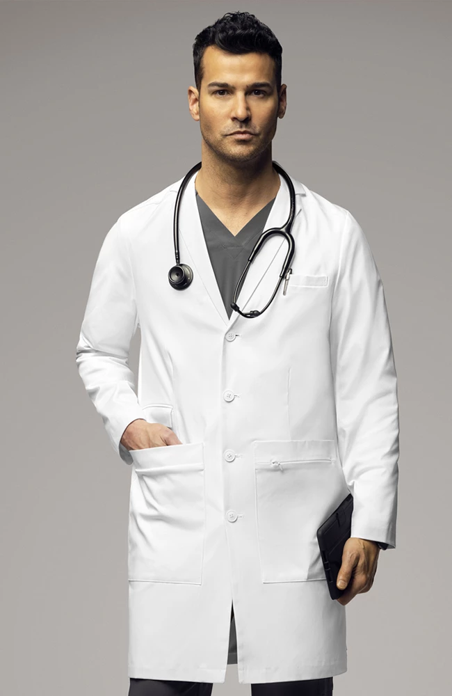 WonderWink Men's 38" Lab Coat 3 WonderWink Men's 38" Lab Coat