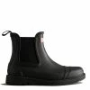 Hunter Women's Commando Chelsea Boots In Black 1 Hunter Women's Commando Chelsea Boots In Black -Havaianas Shop 20220114165814 prod ss22 org wfs1018rma blk 1 1100x