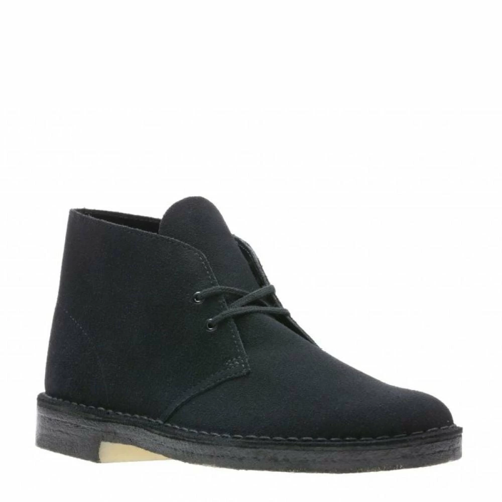 Clarks Men's Desert Boot In Black Suede (New) 4 Clarks Men's Desert Boot In Black Suede (New) - Image 2