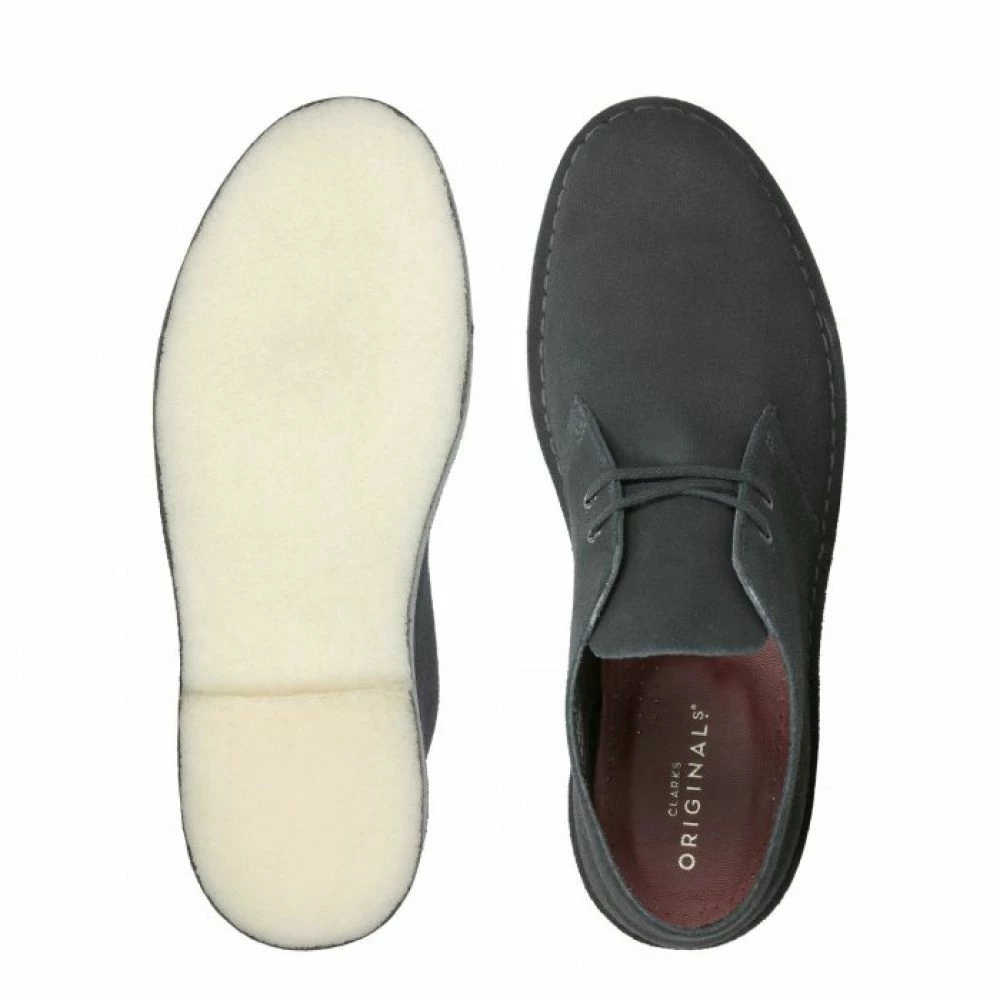 Clarks Men's Desert Boot In Black Suede (New) 5 Clarks Men's Desert Boot In Black Suede (New) - Image 3