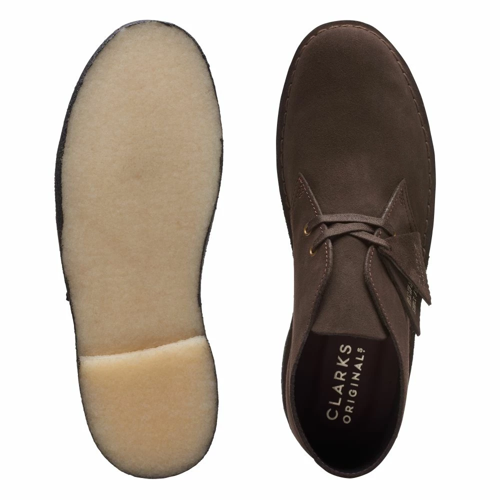 Clarks Men's Desert Boot In Brown Suede 8 Clarks Men's Desert Boot In Brown Suede - Image 6