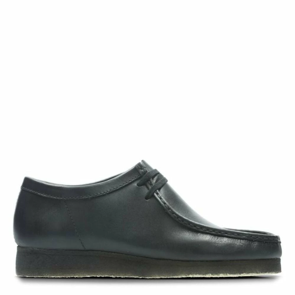 Clarks Men's Wallabee In Black Leather 3 Clarks Men's Wallabee In Black Leather