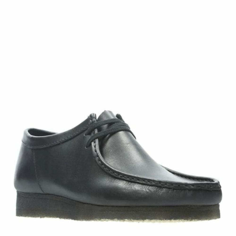 Clarks Men's Wallabee In Black Leather 4 Clarks Men's Wallabee In Black Leather - Image 2