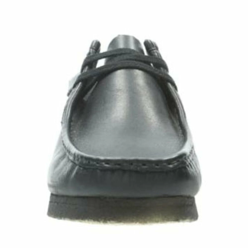 Clarks Men's Wallabee In Black Leather 5 Clarks Men's Wallabee In Black Leather - Image 3