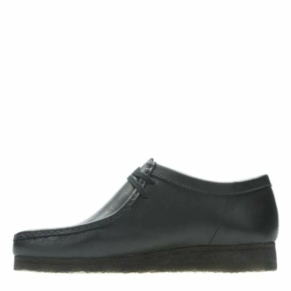 Clarks Men's Wallabee In Black Leather 6 Clarks Men's Wallabee In Black Leather - Image 4