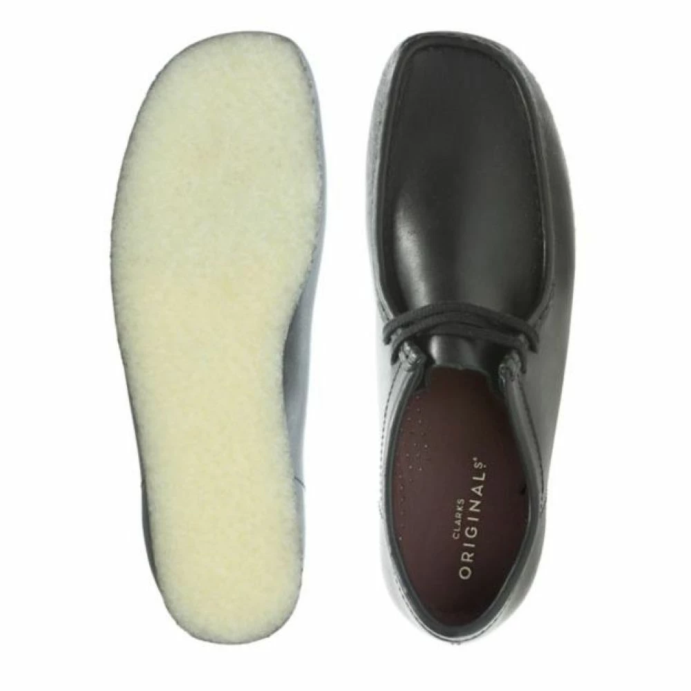 Clarks Men's Wallabee In Black Leather 7 Clarks Men's Wallabee In Black Leather - Image 5
