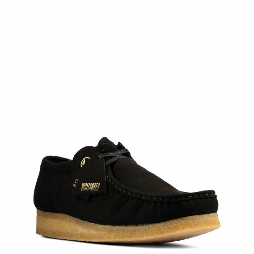 Clarks Men's Wallabee Vegan In Black 4 Clarks Men's Wallabee Vegan In Black - Image 2