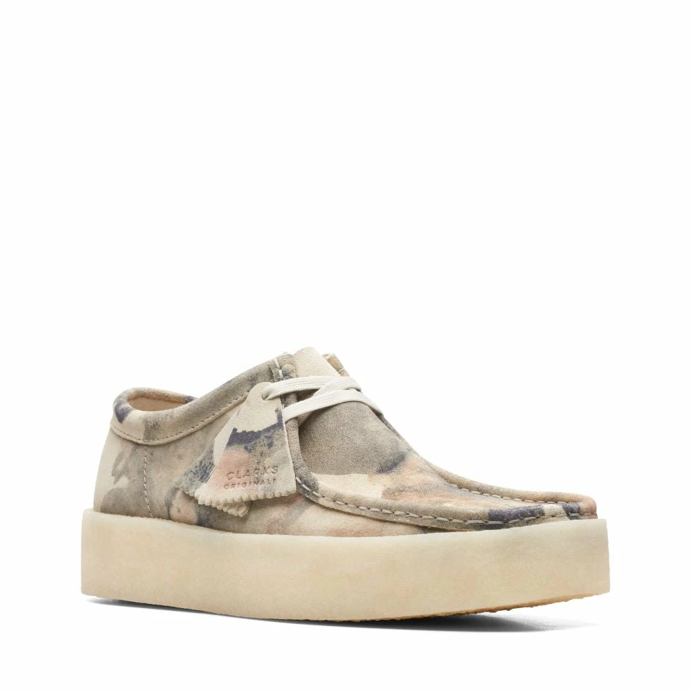 Clarks Men's Wallabee Cup In White Camo 4 Clarks Men's Wallabee Cup In White Camo - Image 2