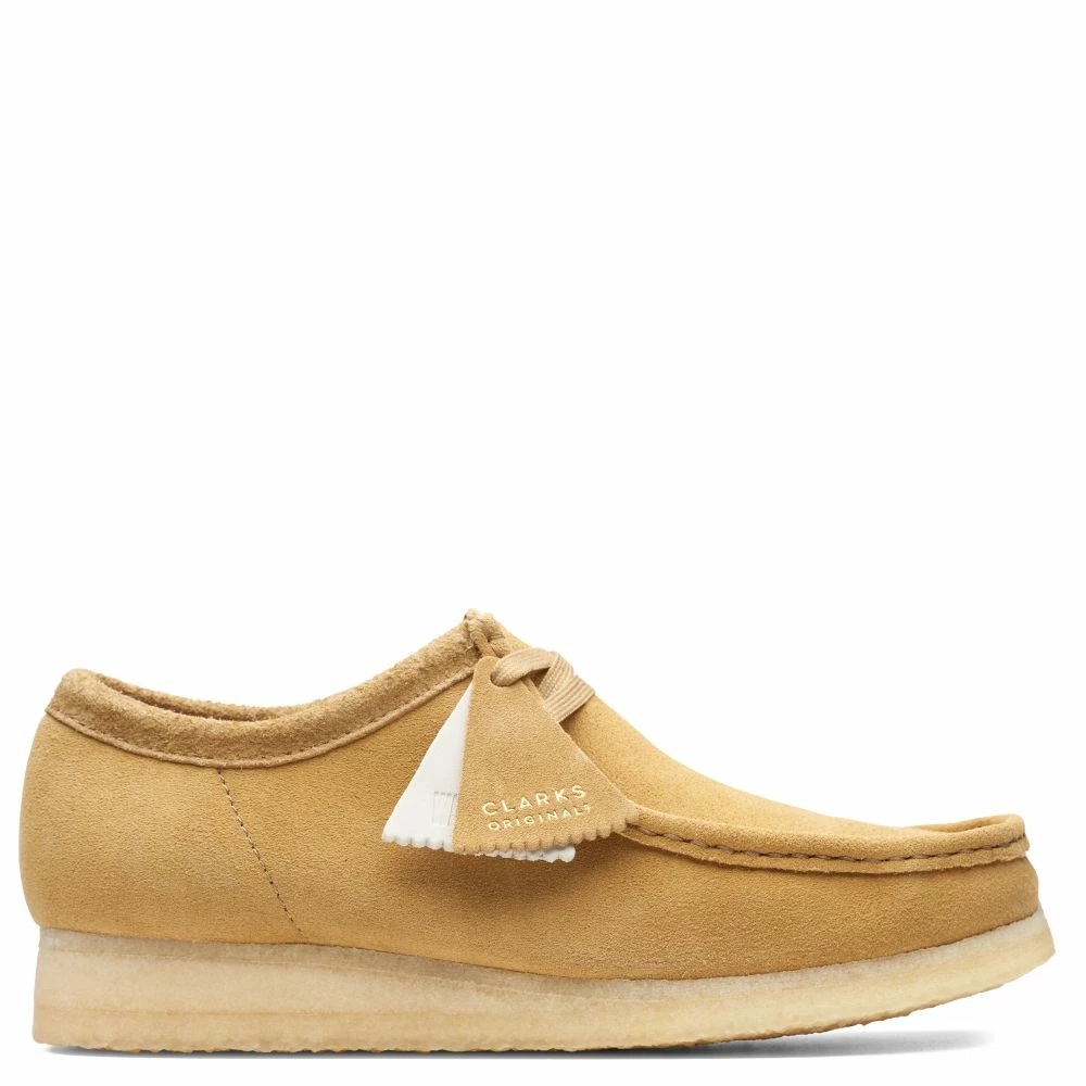 Clarks Men's Wallabee In Oakmoss Suede 2 Clarks Men's Wallabee In Oakmoss Suede