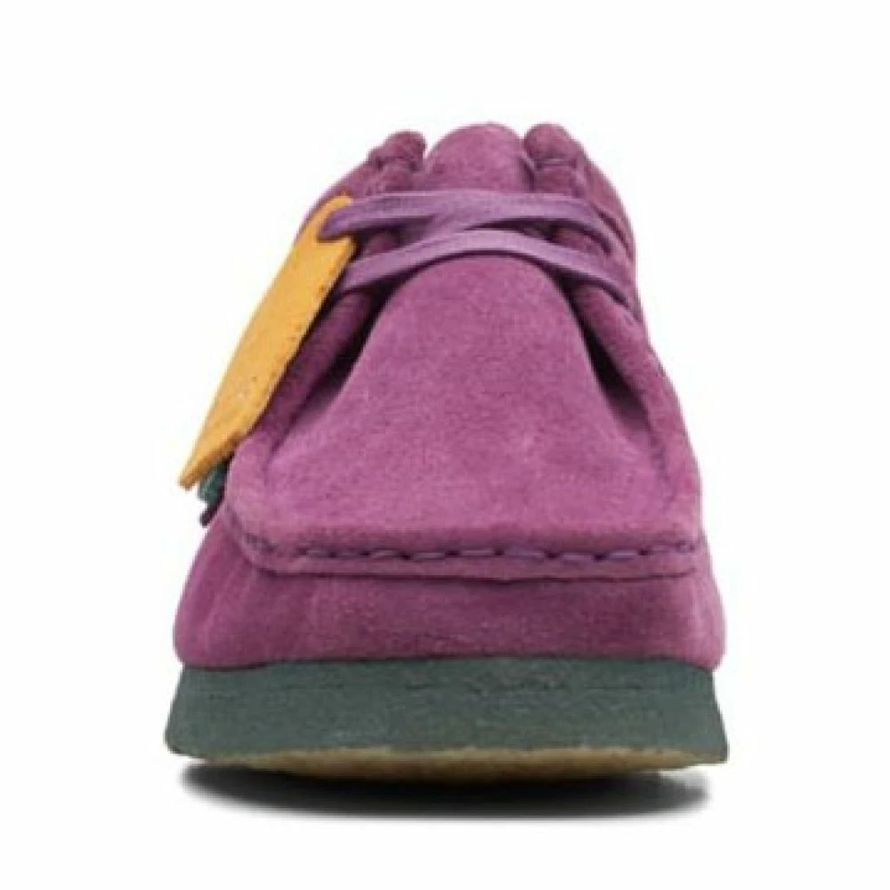 Clarks Men's Wallabee In Purple/Green 5 Clarks Men's Wallabee In Purple/Green - Image 3