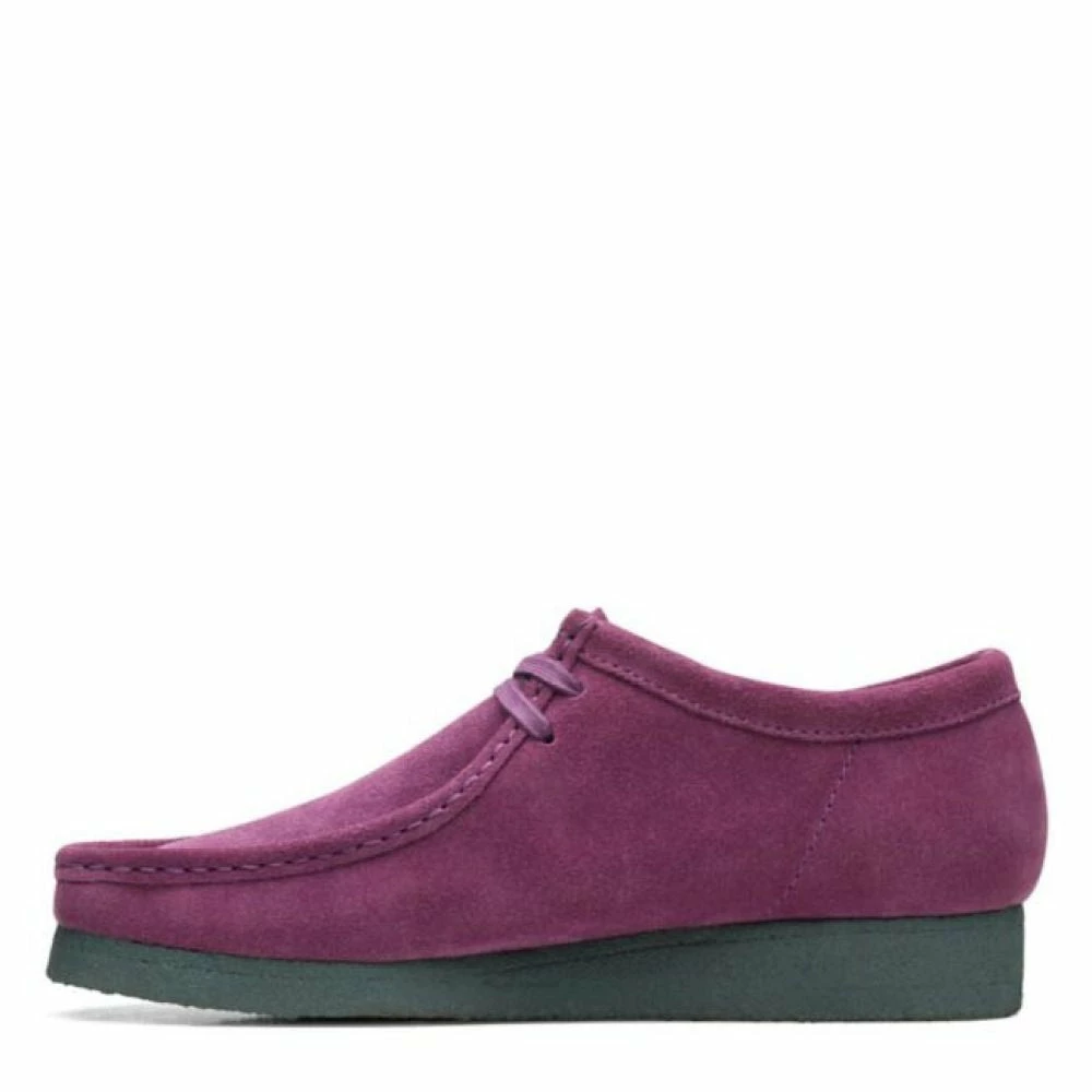 Clarks Men's Wallabee In Purple/Green 6 Clarks Men's Wallabee In Purple/Green - Image 4