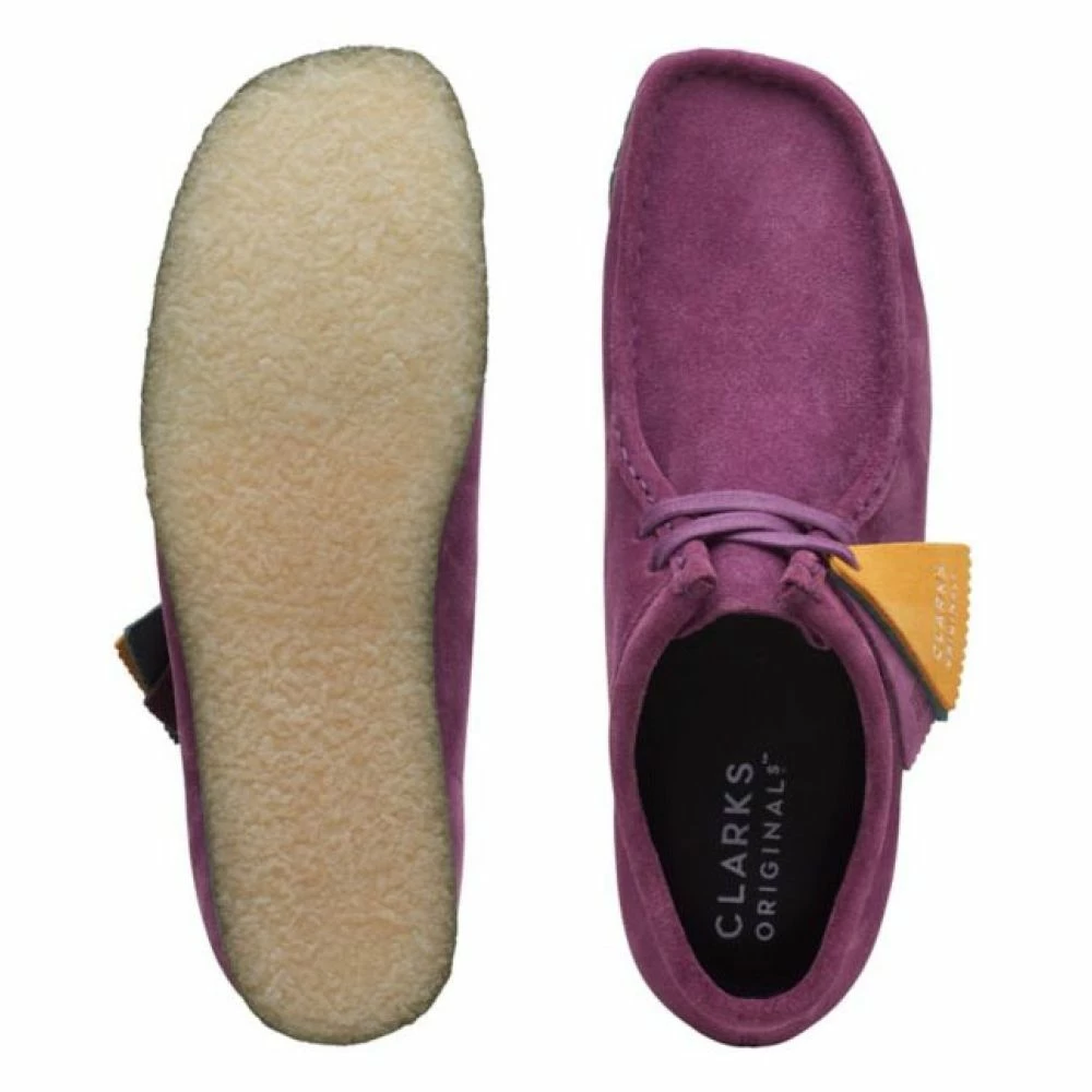 Clarks Men's Wallabee In Purple/Green 7 Clarks Men's Wallabee In Purple/Green - Image 5