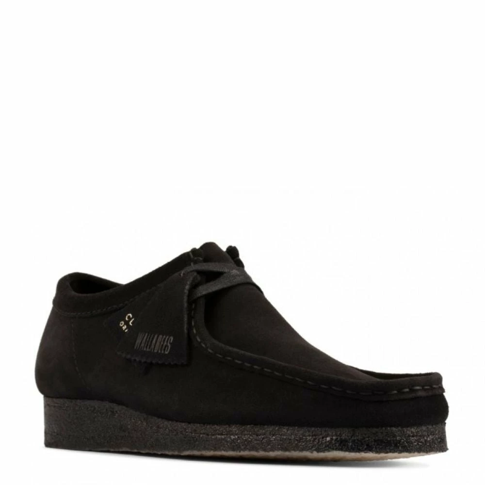 Clarks Men's Wallabee In Black Suede 4 Clarks Men's Wallabee In Black Suede - Image 2