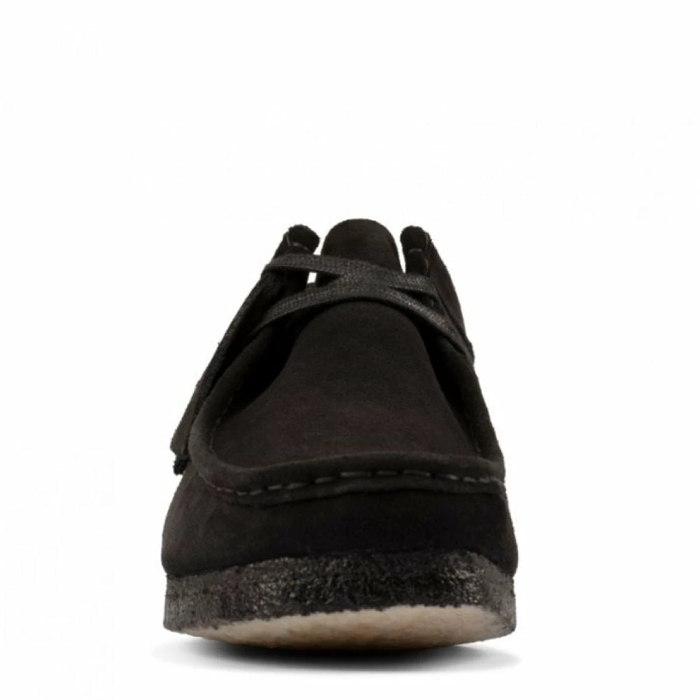 Clarks Men's Wallabee In Black Suede 5 Clarks Men's Wallabee In Black Suede - Image 3